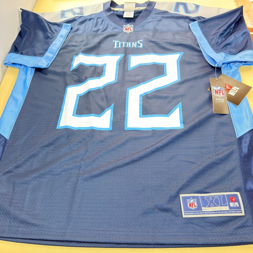 NEW NFL Pro Line Tennessee Titans Derrick Henry #22 Jersey NWT Men XL Dark Navy - Picture 13 of 14
